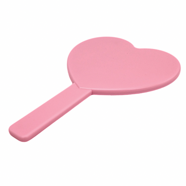 Small Pink Heart Shaped Mirror