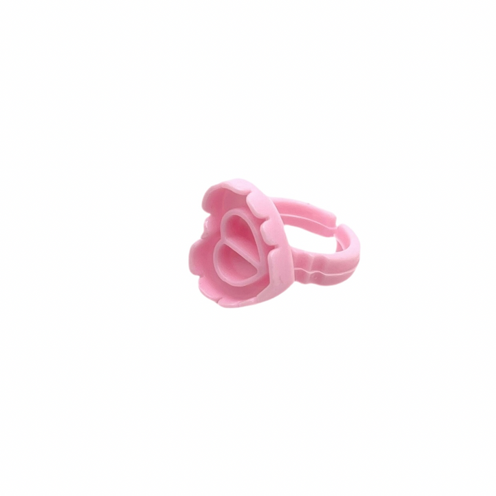 Heart Shaped Glue Ring- 100pcs/pk