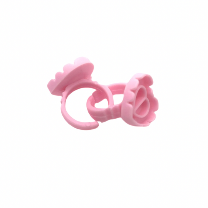 Heart Shaped Glue Ring- 100pcs/pk