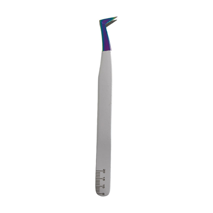 Matte White- Mega Volume Tweezer With Fiber tip