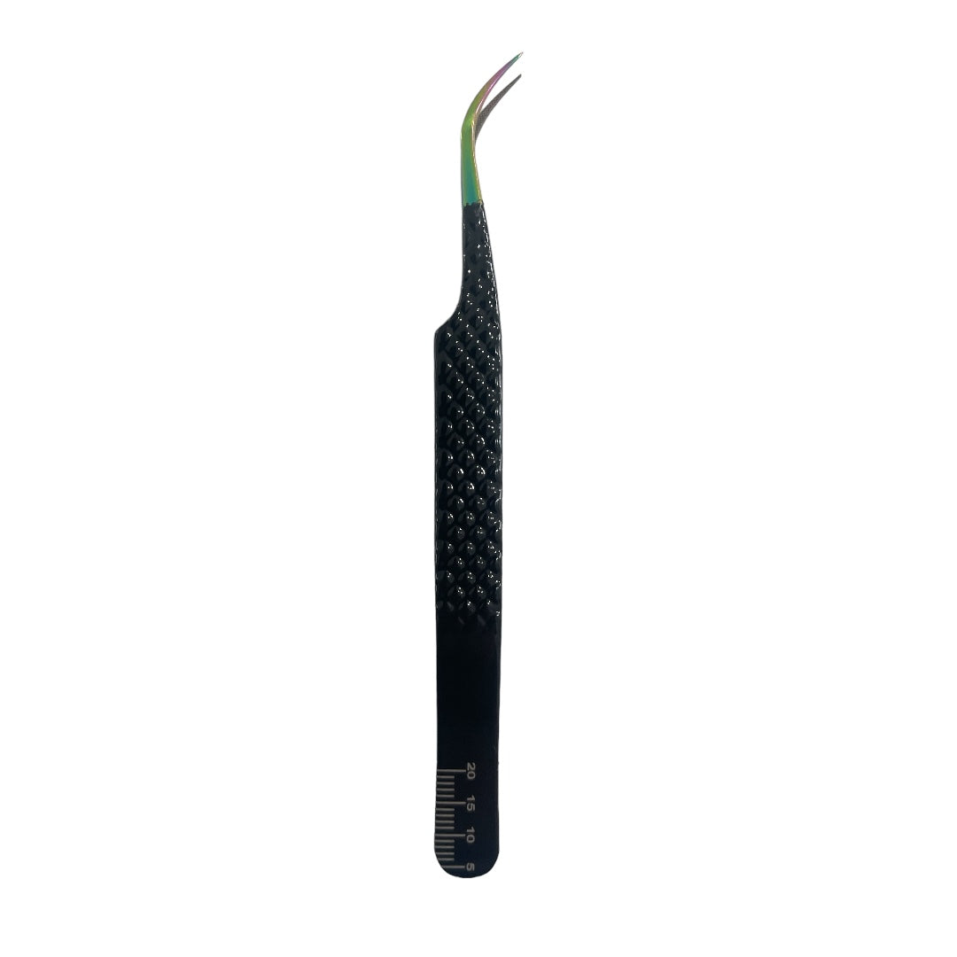 Midnight Star- S Shape Isolation Tweezer with Fiber tip