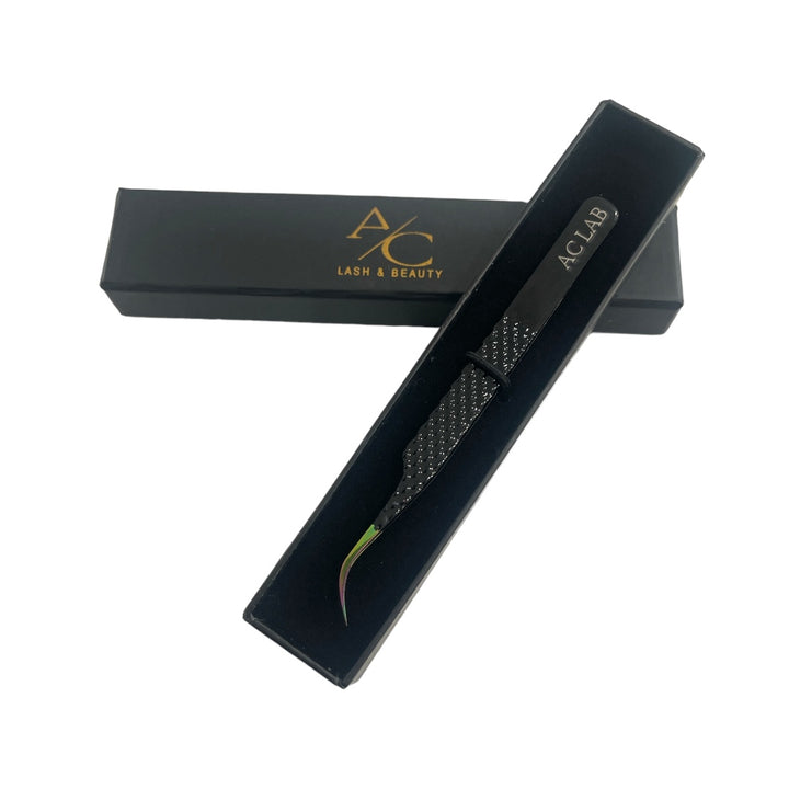 Midnight Star- S Shape Isolation Tweezer with Fiber tip