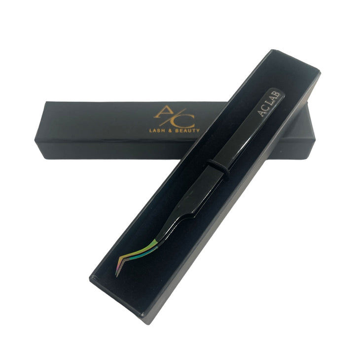 Silk Black- Inner Corner Isolation Tweezer with Fiber Tip