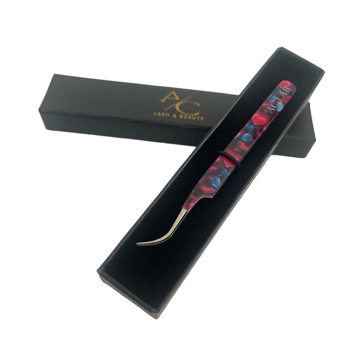 Love Struck- S Shape Isolation Tweezer With Fiber tip