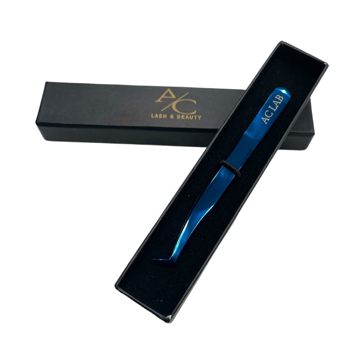 Atlantis Blue- Angled Volume Tweezer