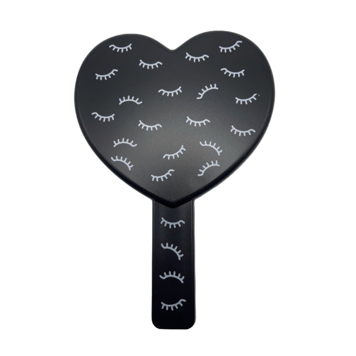 Lash Design Heart Shaped Mirror-Pink